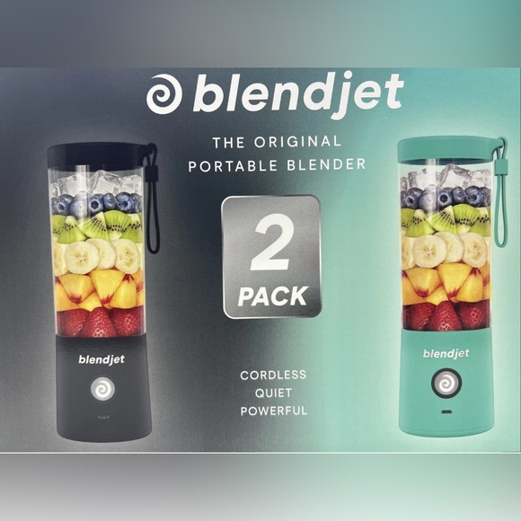 BlendJet Portable Blender 2-Pack NIB - Picture 1 of 7